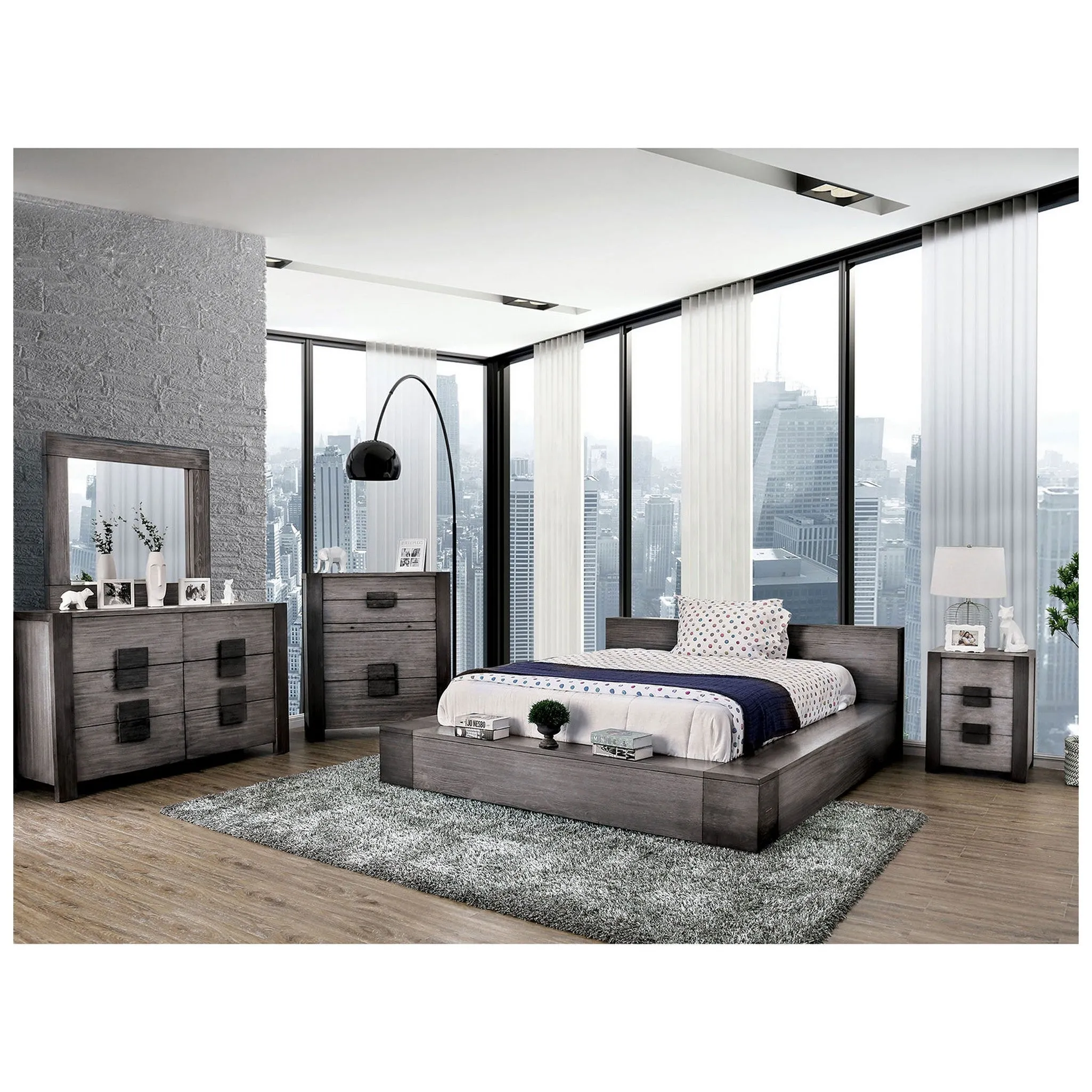 Furniture of America Janeiro 4 Pc. Queen Bedroom Set